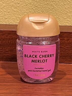 Black Cherry Merlot PocketBac Hand Sanitizer BBW White Barn NWT
